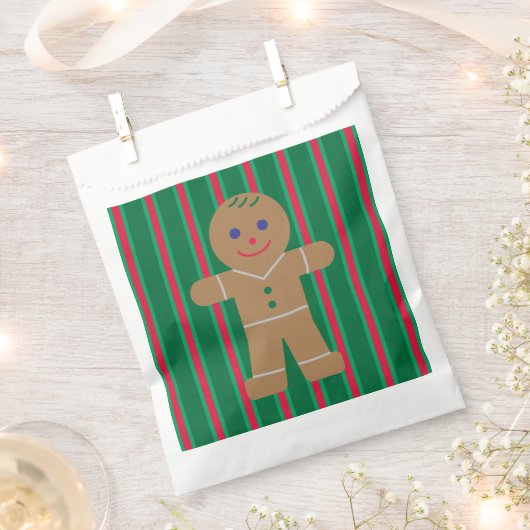 Sachets En Papier Fun and Fancy Christmas Gingbread Homme (Coupé)