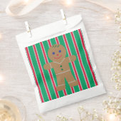 Sachets En Papier Fun and Fancy Christmas Gingbread Homme (Coupé)