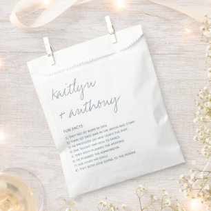 Sachets En Papier Fun Facts About The Newlyweds Modern Mariage