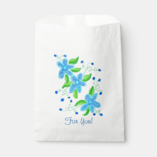 Sachets En Papier Fun Floral Aliments Sac en papier sans danger