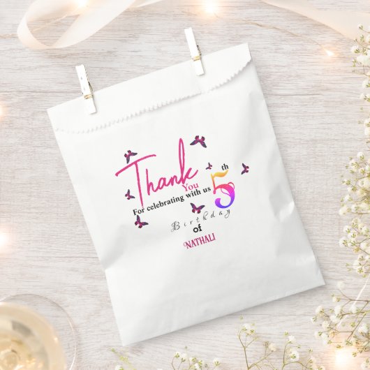 Sachets En Papier Fun Fluttant (Coupé)