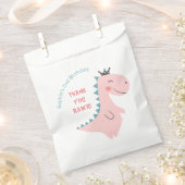 Sachets En Papier Fun Girl rose Turquoise Dinosaur fête d'anniversai (Coupé)