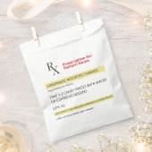 Sachets En Papier Fun Novelty Rx Prescription Étiquette Candy Hallow (Coupé)