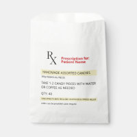 Fun Novelty Rx Prescription Étiquette Candy Hallow