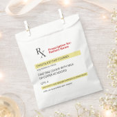 Sachets En Papier Fun Novelty Rx Prescription Étiquette cookies (Coupé)