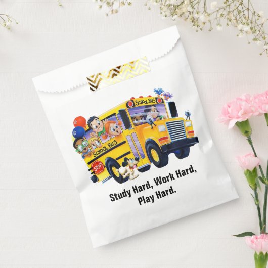 Sachets En Papier Fun School Bus Driver Party (Scellé)