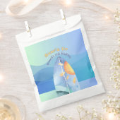 Sachets En Papier Fun Surf à l'anniversaire (Coupé)