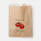 Sachets En Papier Funérailles commémoratives des semences de tomates (Devant)