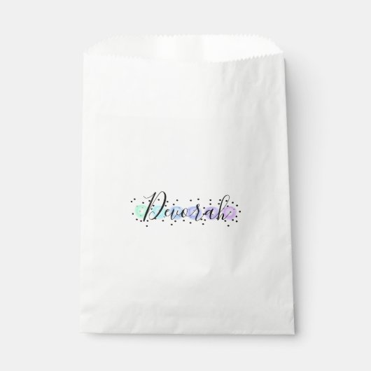 Sachets En Papier Funfetti (Devant)