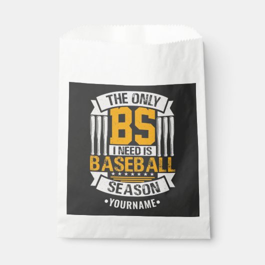 Sachets En Papier Funny Baseball Sarcasme (Devant)
