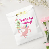Sachets En Papier Funny Cochon Gâteau D'Anniversaire Merci D'Être Ve (Scellé)