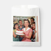 Sachets En Papier Funny Retro Friends Personalized Birthday (Devant)