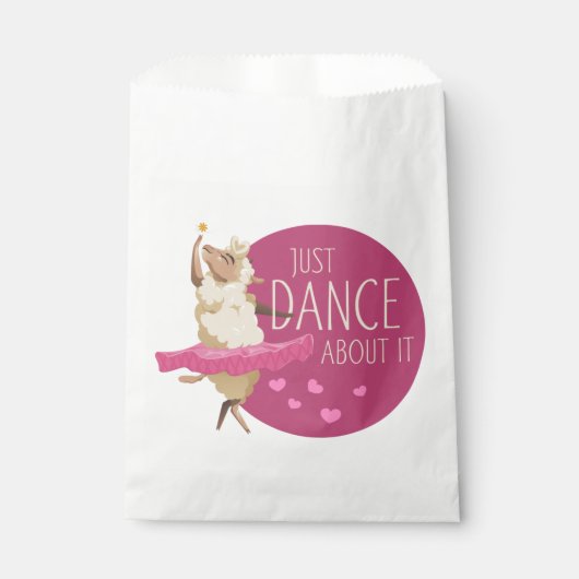 Sachets En Papier Funny Sheep Message - Just Dance About It 1 (Devant)