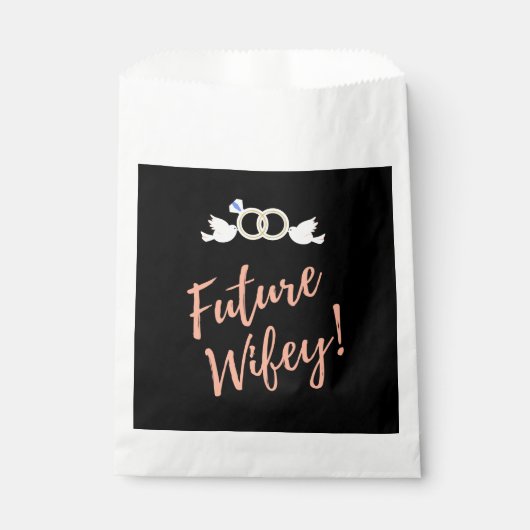 Sachets En Papier Futurs Inséparables Wifey (Devant)