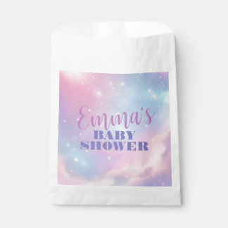 Sachets En Papier Galaxie Cosmique de Rêve Pastel Bleu Rose Étoilé