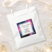 Sachets En Papier Galaxie rose & bleu Nebula & étoiles Abstrait (Coupé)