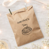 Sachets En Papier Galentine's Day Waffle Supply Baggies (Coupé)