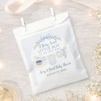 Sachets En Papier Garçon Berry Sweet Garçon Bébé Fête Prénatale