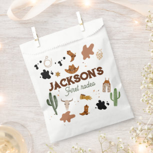 Sachets En Papier Garçon Mon premier rodéo Cowboy 1er anniversaire