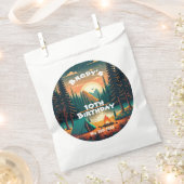 Sachets En Papier Garçons camping Aventure Anniversaire (Coupé)