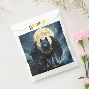 Sachets En Papier Gardien de la Lune – Le Loup à l'Aile Noire