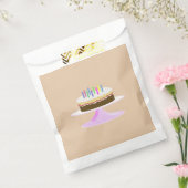 Sachets En Papier Gâteau d'anniversaire au chocolat glacé aux bougie (Scellé)