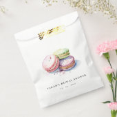Sachets En Papier Gâteau de macarons français à l'aquarelle pour ent (Scellé)