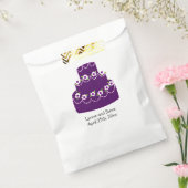 Sachets En Papier Gâteau de mariage violet (Scellé)
