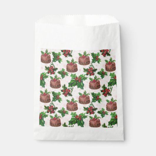 Sachets En Papier gâteau de Noël (Devant)
