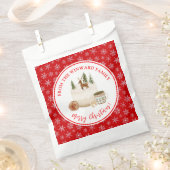 Sachets En Papier Gâteau de Noël de Fêtes de Cuisine (Coupé)