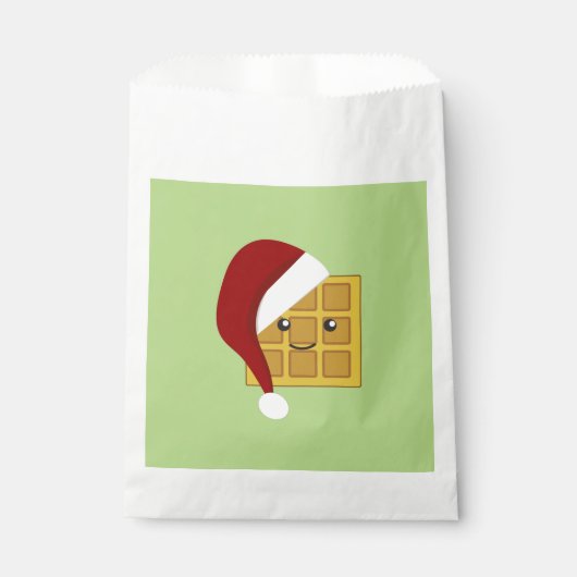 Sachets En Papier gaufre de Noël (Devant)