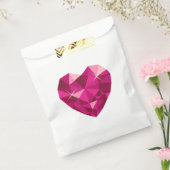 Sachets En Papier Gemme de cœur blanche (Scellé)