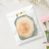 Sachets En Papier Géodes de corail d'agate aquarelle Mariage (Scellé)