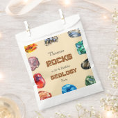 Sachets En Papier Géologie fête d'anniversaire roche gemstone (Coupé)