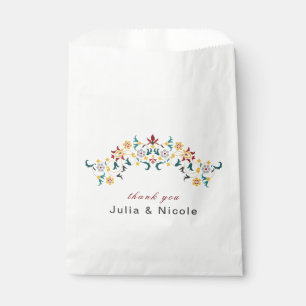 Sachets En Papier Géométrie Vintage Motif Classique Intriqué Mariage