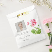 Sachets En Papier Géranium | Photo simple semence funéraire (Scellé)