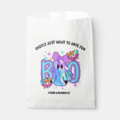 Sachets En Papier Ghost Ghouls veut s'amuser Halloween (Devant)