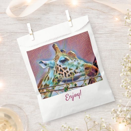 SACHETS EN PAPIER GIRAFFE (Coupé)