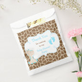 Sachets En Papier Giraffe Blue Boy Baby shower Party (Scellé)