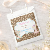Sachets En Papier Giraffe Boy & Girl Genre Revevela Party (Coupé)