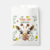 Sachets En Papier Giraffe Safari (Devant)