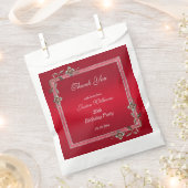 Sachets En Papier Glamour Ruby Red Gems & Parties scintillant Annive (Coupé)