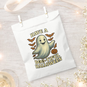 Sachets En Papier Glittery Ghost "Ayez une petite Halloween"