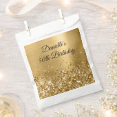 Sachets En Papier Glittery Gold Foil 50e anniversaire (Coupé)