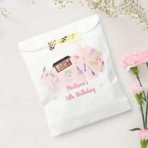 Sachets En Papier Glitz & Glam Pink Gold Spa Anniversaire