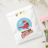 Sachets En Papier Globe des neiges avec cardinal rouge mignon (Scellé)