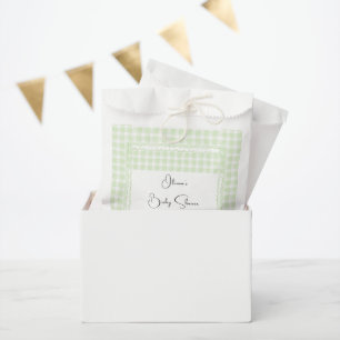 Sachets En Papier Glorieux En vichy vert