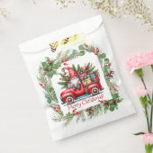 Sachets En Papier Gnome en Camion Rouge rempli de cadeaux (Scellé)