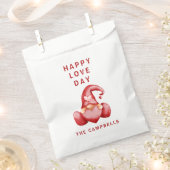 Sachets En Papier Gnome mignonne Valentine Day Coeur rouge Valentine (Coupé)