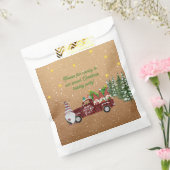 Sachets En Papier Gnome Whimsical à la fête de Noël de Camion Rouge (Scellé)